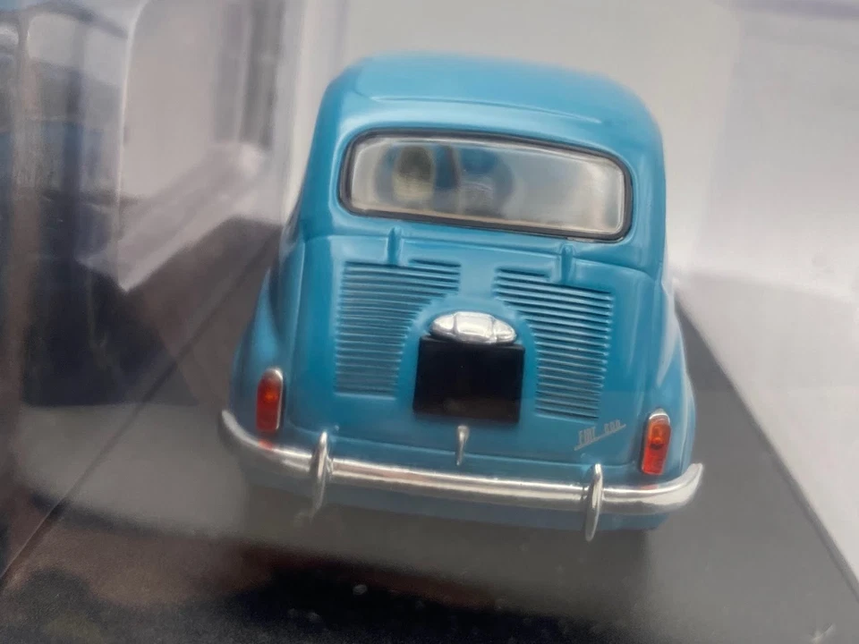 1:24 Fiat 600 Ixo Hachette Diecast coche metale scala - Imagen 2 de 4