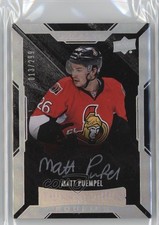 2015-16 UD Black Lustrous Rookies Signatures /299 Matt Puempel #44 Auto n1u