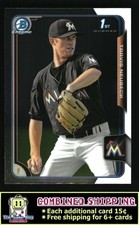 2015 Bowman Draft Chrome #78 Travis Neubeck Miami Marlins