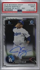 2016 Bowman Draft Chrome Pick Refractor Jordan Sheffield PSA 9 MINT Auto 0a2
