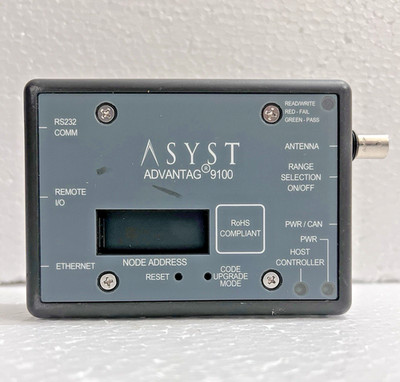 ASYST ATR9100 P/N 9701-2936-01 REV. E ADVANTAG 9100 RFID Leser