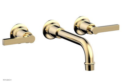 Phylrich 501-14/004 Lever Handle HEX MODERN Satin Brass