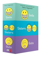 Smile/Sisters/Guts Box Set by Raina Telgemeier (English) Paperback Book