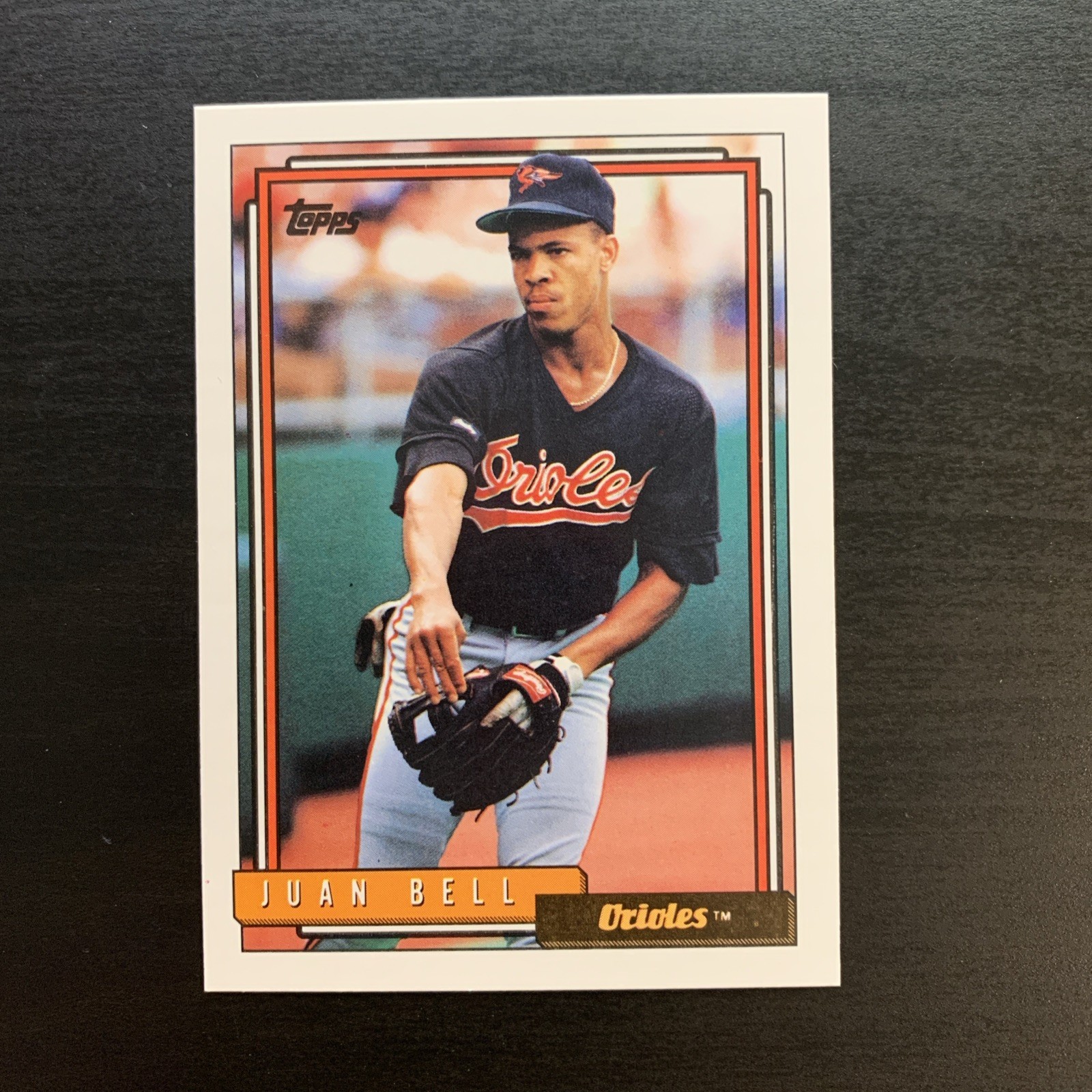 1992 Topps #52 Juan Bell Baltimore Orioles
