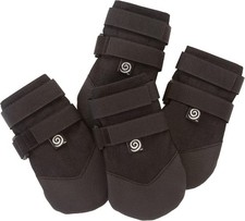 Rugged Dog Boots, Black Paw Protectors, Size Small for Active Dogs All terrain m