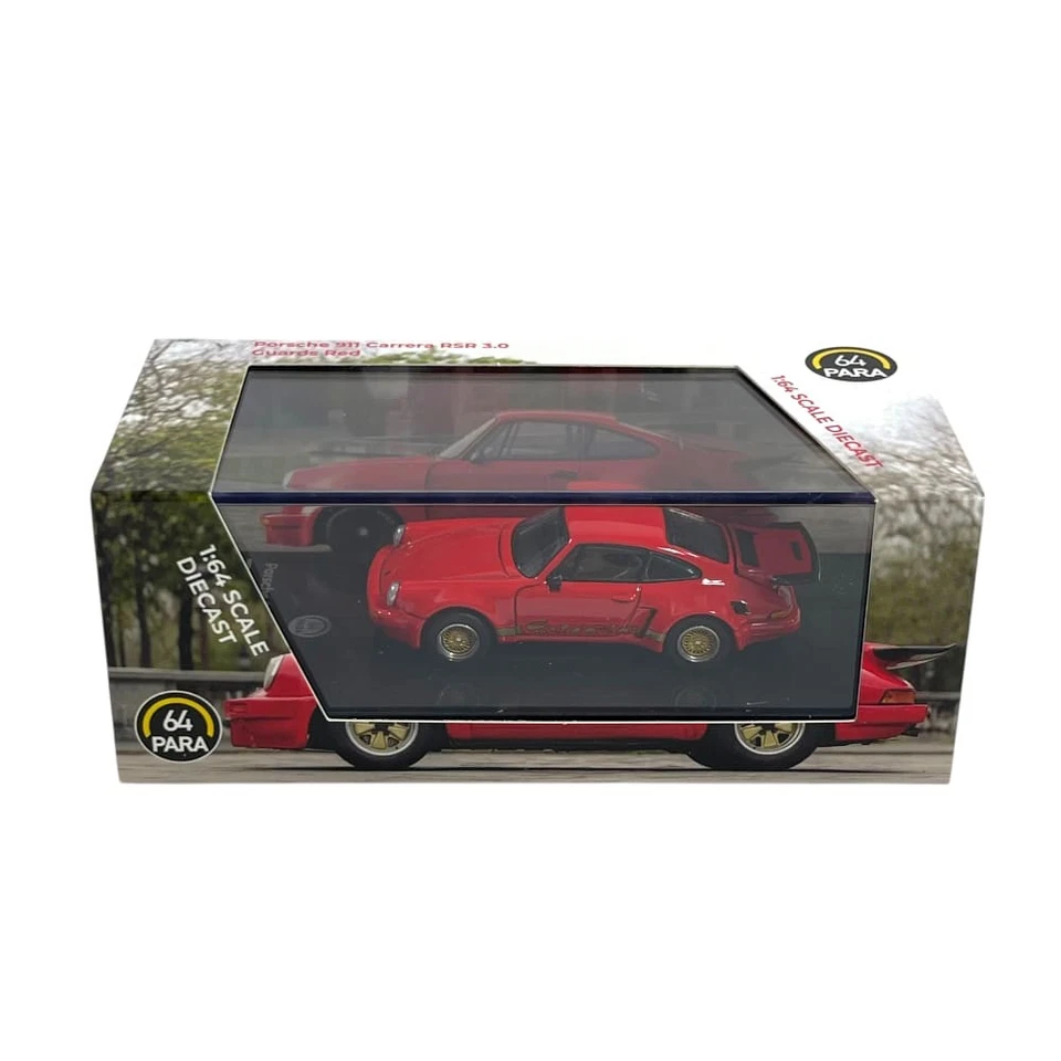 Modellino Auto Paragon 1/64 Porsche 911 Carrera RSR 3.0 Guards Red - Immagine 2 di 4
