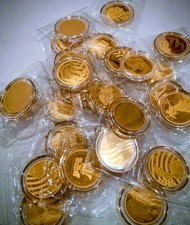 Lot 3 Pure Gold Coins .9999 Estate Sale 🔥 Multiple Designs Buffalo Gaudens ...
