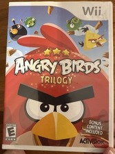 Angry Birds Trilogy (Nintendo Wii, 2013) Complete in Box CIB, Shiny Disc!