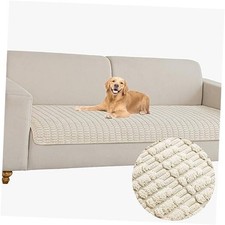 Dog Bed Cover Sofa Protector,Anti Slip Waterproof Sofa 30x70 inch Cream White