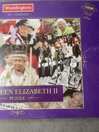 Rompecabezas collage Waddingtons 1000 piezas SM la Reina Isabel II - Imagen 6 de 15
