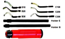 Deburring Set 9 Pieces Blades E100 E200 E300 B10 B20 B30 Case Custanite 631