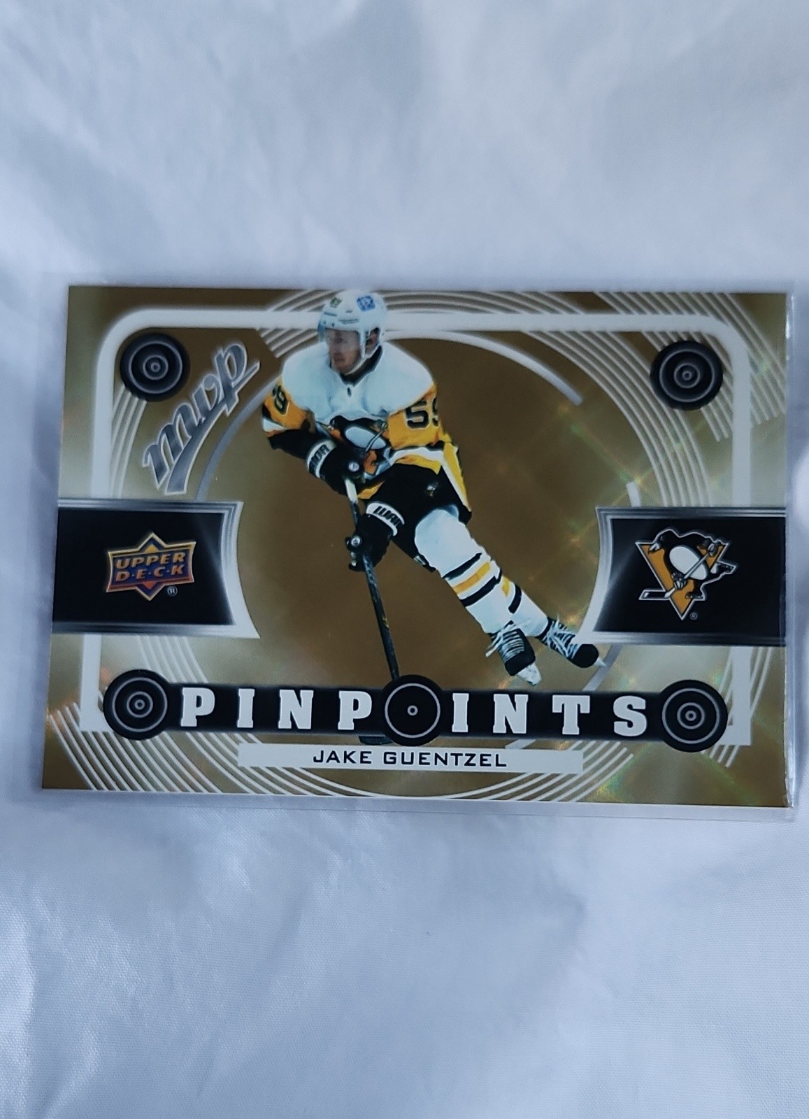 2022-23 Upper Deck MVP - Pinpoints Jake Guentzel #PP-21 Gold