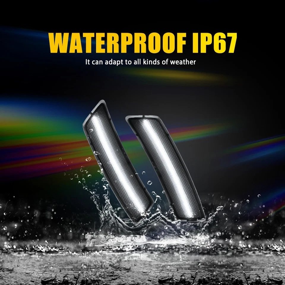 Luces de señalización laterales delanteras con lente ahumada para Volkswagen Tiguan 2018-2023 5C5945071A Foto 4 de 4