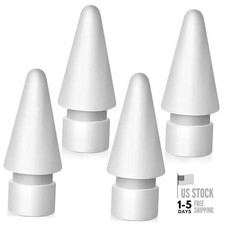 Replacement Tips for Apple Pencil 2nd Generation/ 4 Pack White tips replacement