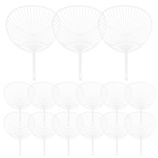  20 Pcs Fan Hand Accordion Handheld Diy Handmade Folding Making Kit