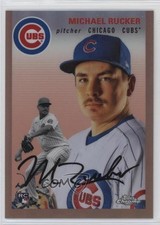 2023 Chrome Platinum Anniversary Rose Gold Refractor /75 Michael Rucker #107 y2p