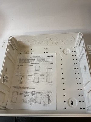 Leviton 21 in. Structured Media Enclosure White 47605-21E