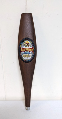 Vintage Budweiser King of Beers Tap Faux Wood Beer Tap Handle Approx 14''