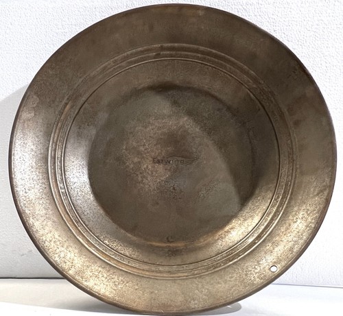 Vintage Estwing #14 Steel Gold Pan 14 Inch Metal Prospecting Refinished/Seasoned