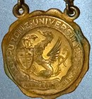 Watch fob: Purdue University 1920s, RARE!, brass, fun! (Lot #252) — photo 4