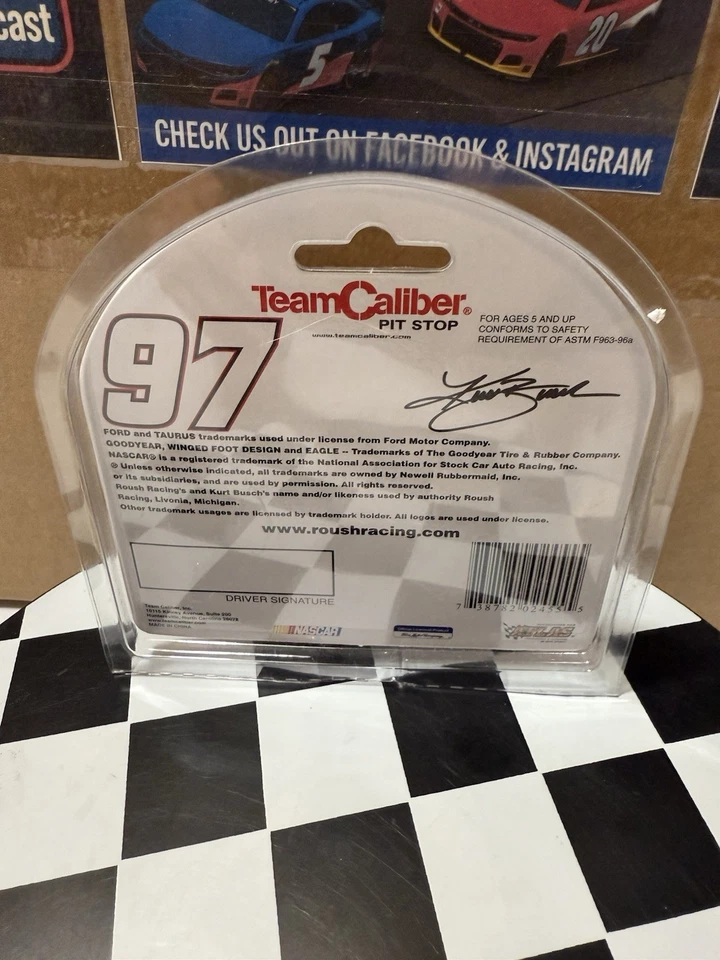 RARE* Kurt Busch #97 Sharpie 2002 1/64 Nascar Diecast - Image 3 of 3