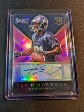 2014 Panini Select #RA-KN Kevin Norwood Rookie Autographs Prizm Fuchsia #/199