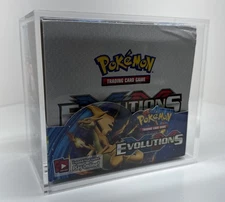 Pokémon Acrylic Display Case Protector for English Booster Box w/Mag Slide Lid