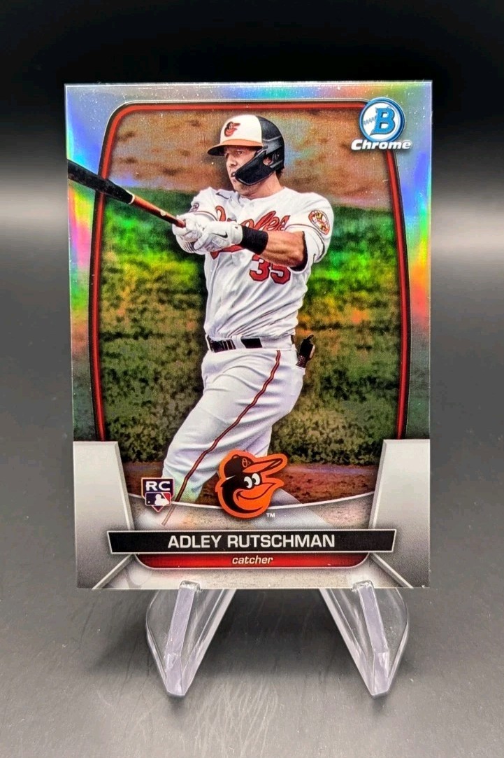 2023 Bowman Chrome Refractor #'d /499 Adley Rutschman Rookie RC #17