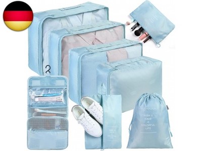 AiQInu Packing Cube, Suitcase Organiser Set, 8 Pieces, Multifunctional Travel