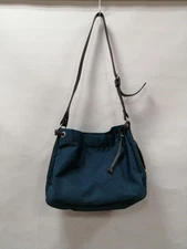 Jack Gomme Blu Nylon Shoulder Bag