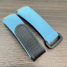 Richard Mille 10M Size Genuine Blue hook and loop closure Nylon Strap for RM010