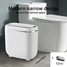 Smart Motion Sensor 14L Automatic Lid Trash Can Quite Close Induction Type Bin