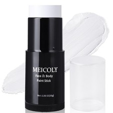 Clown White Face Body Paint Stick 1.06 Oz ,Foundation Cream Makeup,Face Paint fo