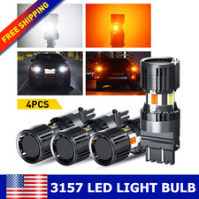 3157 Switchback Led Turn Signal Lights Anti Hyper Flash White Amber Dual Color