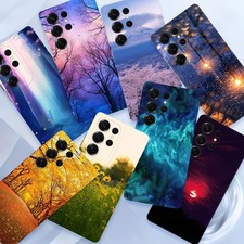 Resistant Scenery Design Cover For Samsung Galaxy S24 FE S25 S26 A35 Phone Case