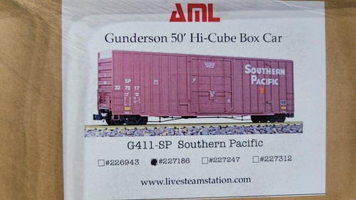 AML 50' High Cube Boxcar SP G Scale - Picture 2 of 2