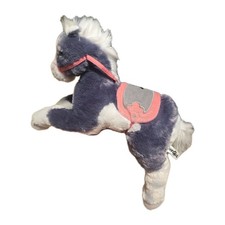 Toys R Us Horse Pony Gray White Pink Geoffrey 24" Plush Stuffed Toy Plushie 2014