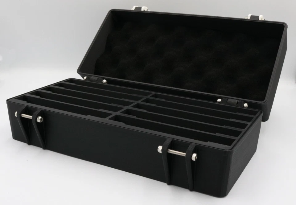 Custodia protettiva robusta compatibile con cartuccia SNES - Contiene 10 giochi - Immagine 2 di 3