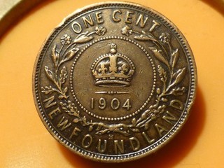 NEWFOUNDLAND ONE CENT 1904 RARE & QUALITE TB !