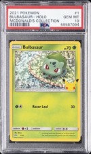 2021 POKEMON MCDONALD'S COLLECTION #1 BULBASAUR-HOLO PSA 10 on eBay