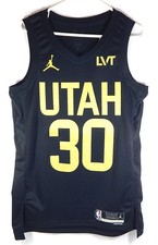 Ochai Agbaji #30 Utah Jazz Nike Jordan Swingman Statement LVT Jersey Black 40 S