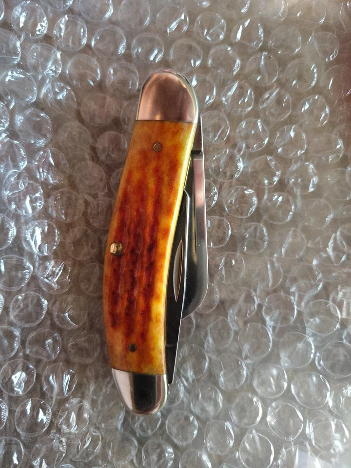 CAIXA XX EUA BOLSO USADO COLHEITA OSSO LARANJA TONY BOSE FACA BARRIGA 2014 (25181 - Imagem 4 de 4