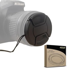 Durable 37mm Snap-On Lens Cap - Ultimate Protection for Camera Lenses