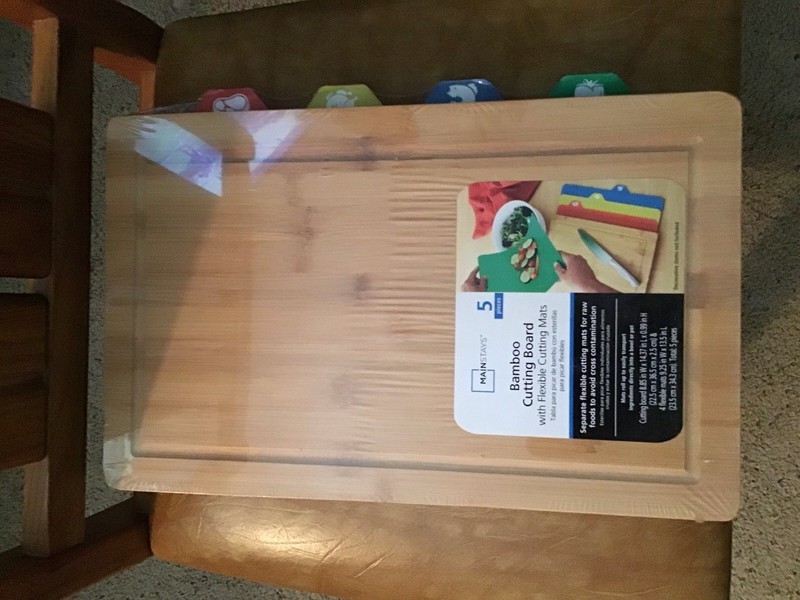 Bamboo Cutting Board with  Flexible Cutting Mats “NEW”