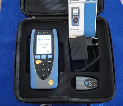 Trend Networks NaviTEK II PRO Netzwerktester Kupfer & LWL inkl. Tasche TOP!
