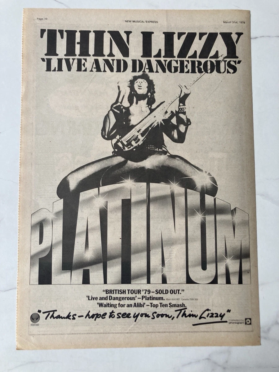 thin lizzy poster products for sale | eBay UK