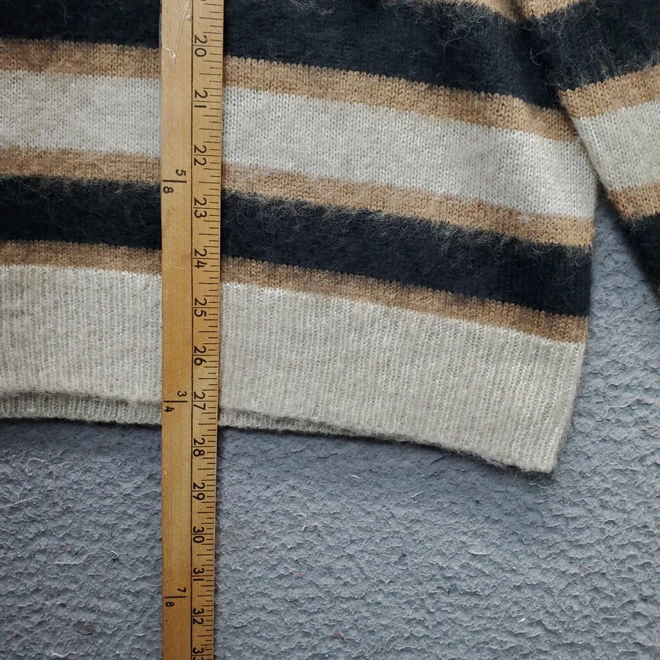 Женский свитер Liz Claiborne XXL в несколько полос шерстяная смесь вязаный пуловер с ложным вырезом - Изображение 3 из 4