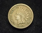 HS&C: 1864 Copper Nickel Indian Head Penny/Cent XF/AU - US Coin