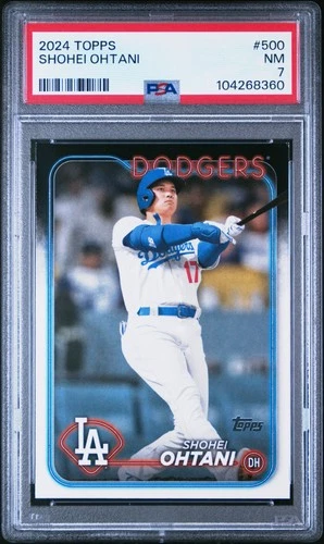 2024 Topps #500 Shohei Ohtani PSA 7