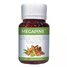 Megapine Omega 3-6-7-9 Sacha Inchi Oil Improves Inflammation Stabilizes Mood 60s